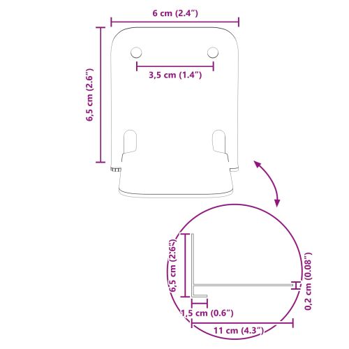 Плаващ рафт с рафт 4 pcs Маслинено зелено 6 x 10,8 x 6,6 см