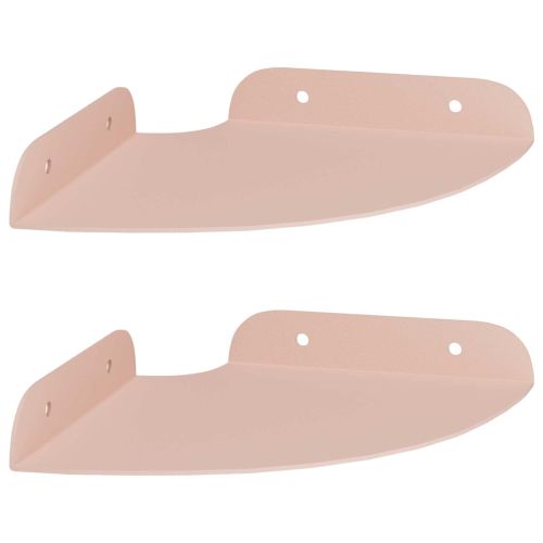 Плаващ рафт с рафт със съхранение 2 pcs Розово 15 x 15 x 2 см
