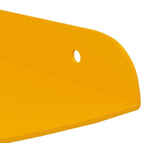 Плаващ рафт за ъгъл 2 бр. Горчично жълто 15 x 15 x 2 см