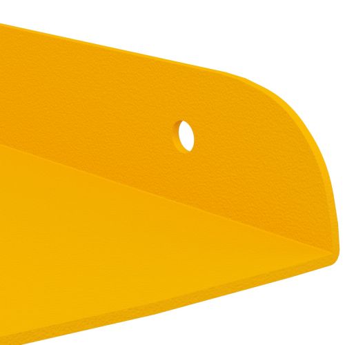 Плаващ рафт с рафт 4 pcs Горчично жълто 24 x 24 x 2 см