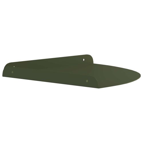 Плаващ рафт с рафт 4 pcs Маслиненозелен 30 x 30 x 2 см