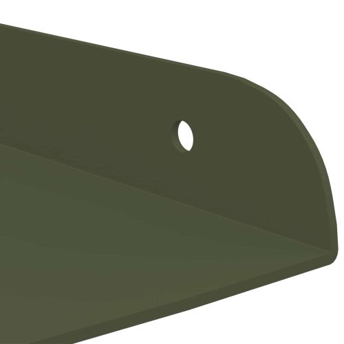 Плаващ рафт с рафт 4 pcs Маслиненозелен 30 x 30 x 2 см