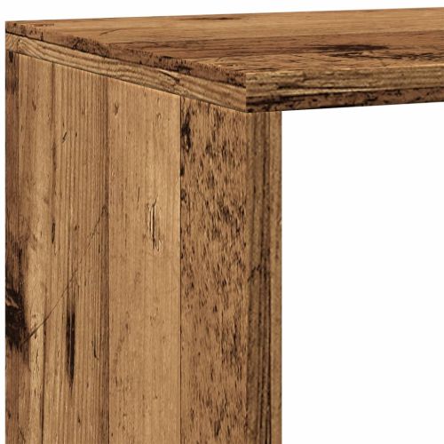 Разделител за стая / библиотека 4 нива 143,5x29x143,5 см