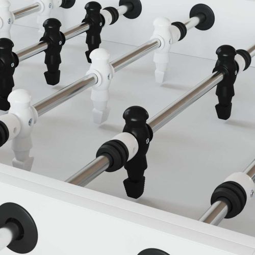 Играчите на масата за футбол 24 pcs Черен и бял HIPS