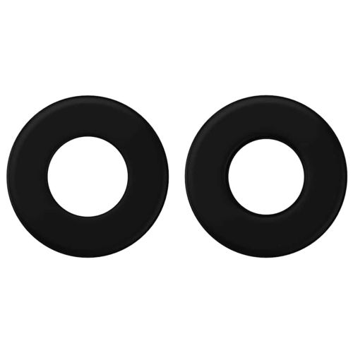 Стопери за маса за футбол 10 pcs Черен 3 x 3 x 1,4 см HIPS