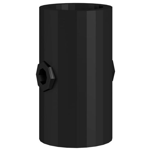 Стопери за маса за футбол 10 pcs Черен 1,7 x 1,7 x 3,2 см ПП