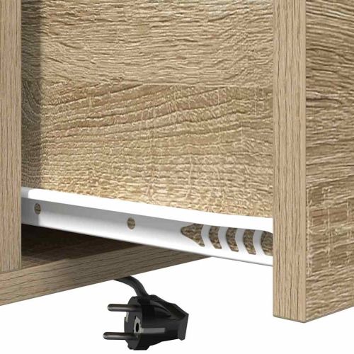 Нощен шкаф 2 pcs Сонома дъб 42 x 41 x 56 см Инженерно дърво