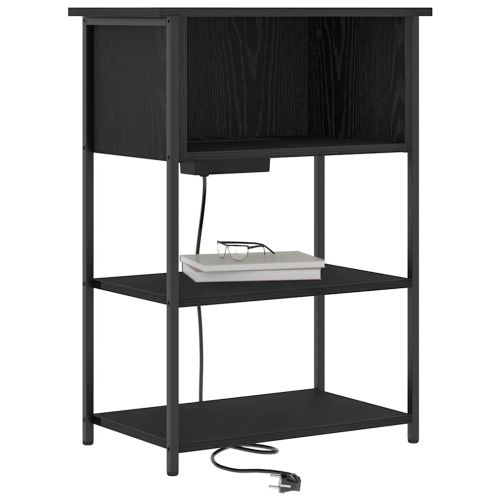 Нощен шкаф Черния дъб 55 x 31 x 76 см Инженерна дървесина