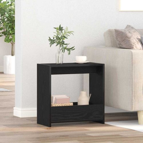 Странична маса Черния дъб 50 x 26 x 50 см Инженерно дърво
