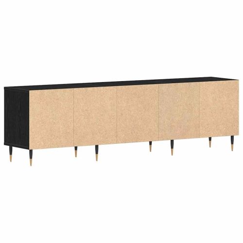 ТВ шкаф Черния дъб 150 x 30 x 44,5 см Инженерно дърво