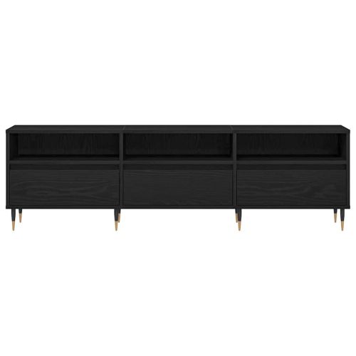 ТВ шкаф Черния дъб 150 x 30 x 44,5 см Инженерно дърво