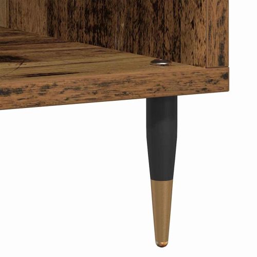 Шкаф за грамофонни плочи Старо дърво 85 x 38 x 89 см