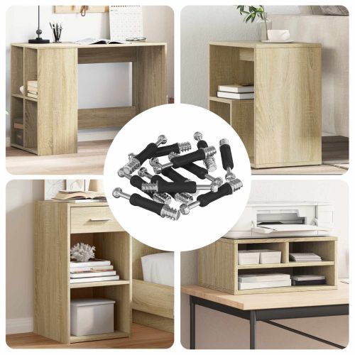 Винт с кам л Lock 4000 pcs Сребрист и Черен Метал