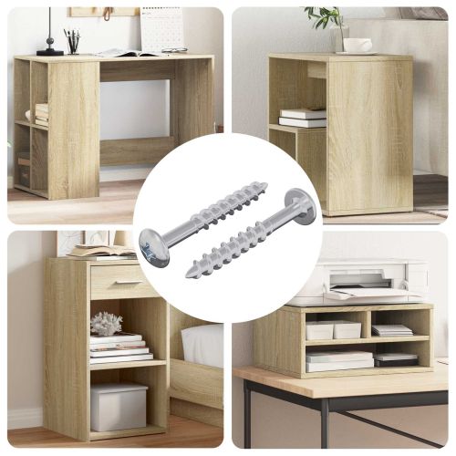 Винт 2 pcs Сребрист 9,8 x 35 мм Желязо