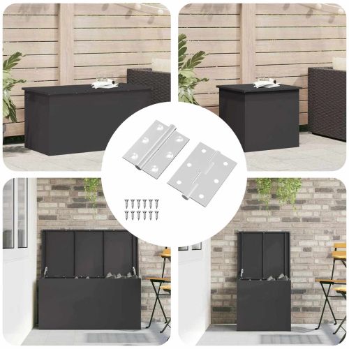 Панта 2 pcs Сребрист 50 x 38 x 1,3 мм Стомана