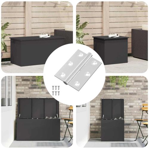 Панта 12 pcs Сребрист 50 x 38 x 1,3 мм Стомана