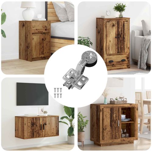 Панта 12 pcs Сребрист 35 мм Желязо