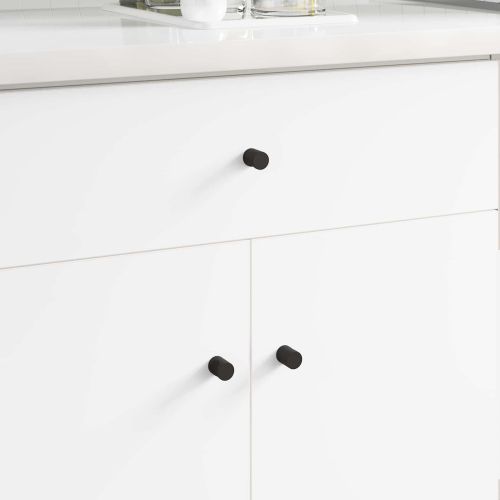 Масични дръжки 968 pcs Черно Желязо