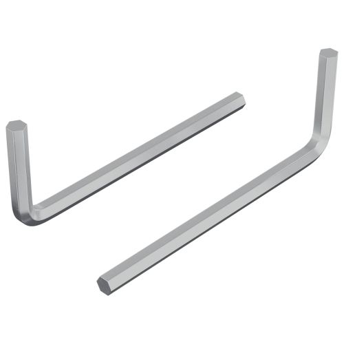Хекс ключ 2 pcs Сребрист 22 x 66 мм Стомана
