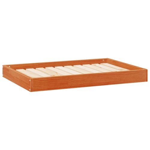 Кучешко легло Кафяво с восъчно покритие 92 x 64 x 9 см