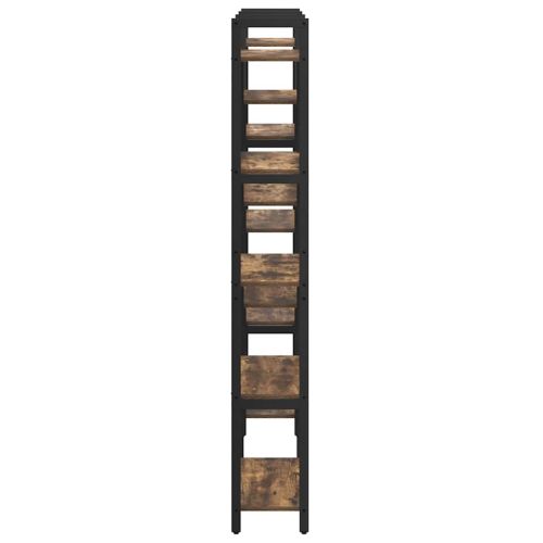 Рафт за книги Сонома дъб 156 x 25 x 167 см Инженерно дърво
