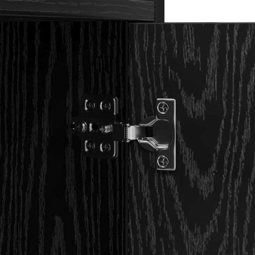 Рафт за книги 80 x 30 x 155,5 см Инженерна дървесина Черния дъб