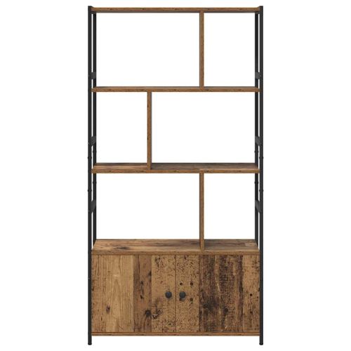 Рафт за книги 80 x 30 x 155,5 см Инженерна дървесина