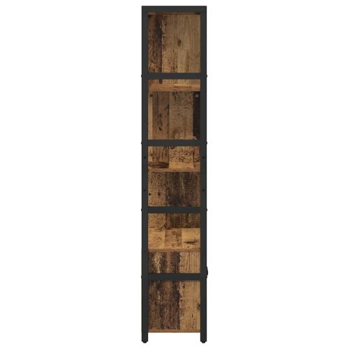 Рафт за книги 80 x 30 x 155,5 см Инженерна дървесина