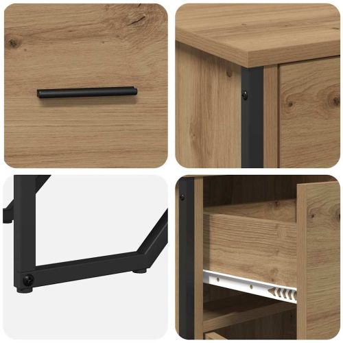 Служебен шкаф Дъб 97 x 32,5 x 74,5 см
