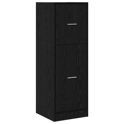 Аптекарски шкаф Черен дъб 40 x 41 x 118 см Инженерно дърво