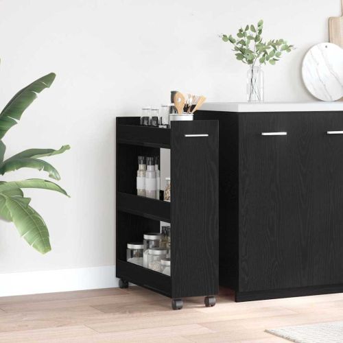 За шкафове с колело Черния дъб 60 x 22 x 79 см