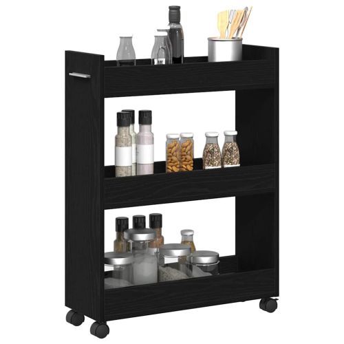 За шкафове с колело Черния дъб 60 x 22 x 79 см