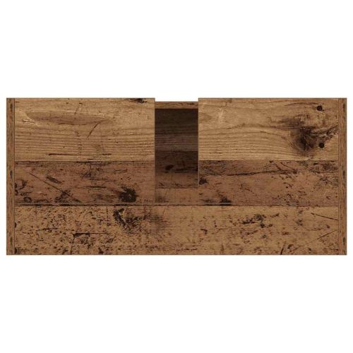 Шкаф за баня Старо дърво 63 x 29 x 55 cm Инженерна дървесина