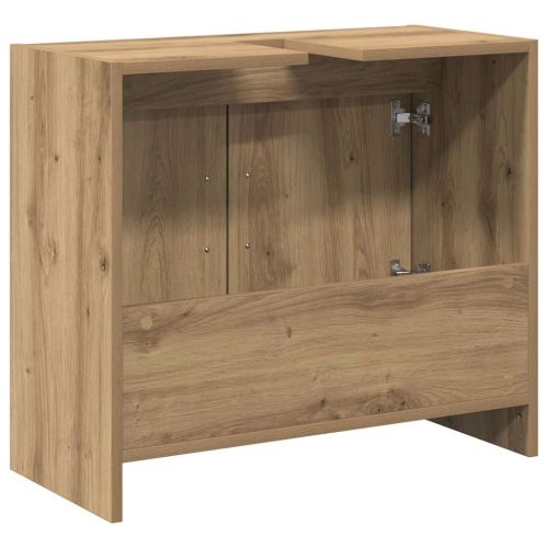 Шкаф за баня със съхранение Дъб 63 x 29 x 55 cm Инженерно дърво