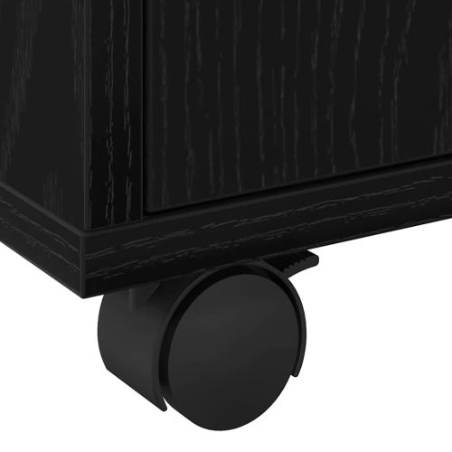 За шкафове Черния дъб 60 x 48 x 74.5 см С колела