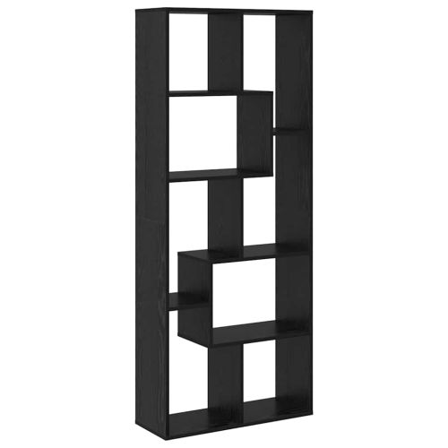Шкаф за книги Черния дъб 67 x 25 x 162 см Инженерно дърво