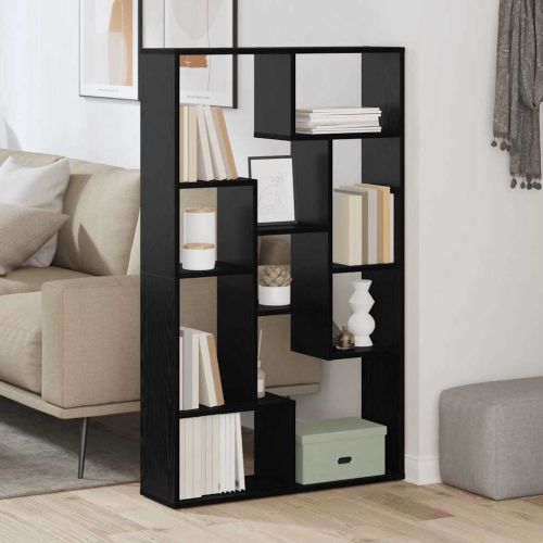 Шкаф за книги Черния дъб 72 x 20 x 102,5 см Инженерно дърво