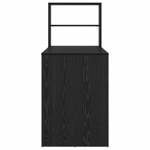 Бюро с рафт Черния дъб 113 x 54 x 120 см Инженерно дърво
