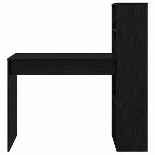 Бюро с рафт Черния дъб 113 x 54 x 120 см Инженерно дърво