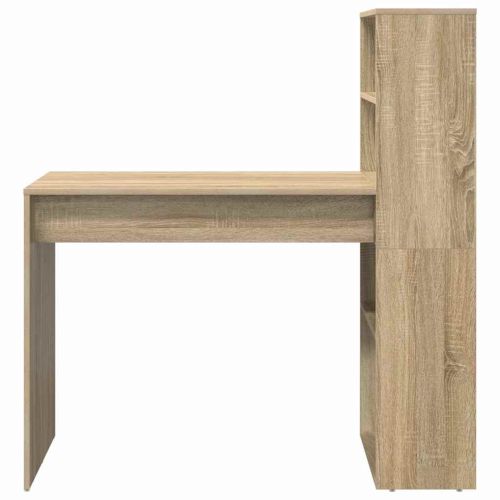 Бюро с рафт Сонома дъб 113 x 54 x 120 см Инженерно дърво