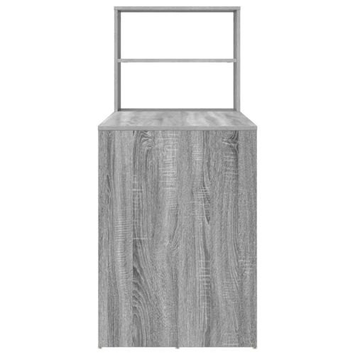 Бюро Сив Сонома Инженерна дървесина 113 x 54 x 120 см