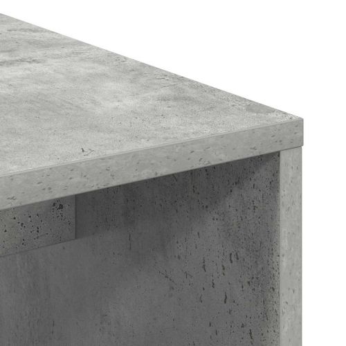 Бюро Циментено сиво 102 x 50 x 124 см Инженерна дървесина