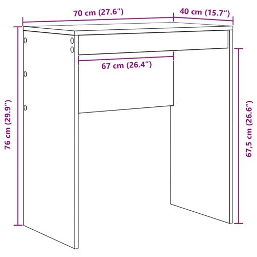 Бюро Старо дърво 70 x 40 x 76 см