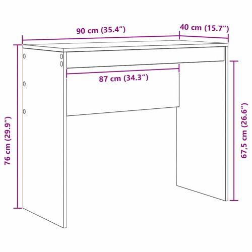Бюро Сонома дъб 90 x 40 x 76 см
