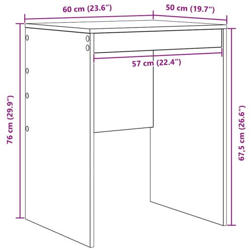 Бюро Сонома дъб 60 x 50 x 76 см