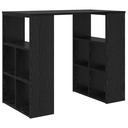 Бюро с рафт Черния дъб 90 x 50 x 75 см Инженерно дърво