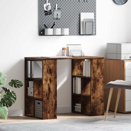 Бюро с рафт Димян дъб 90 x 50 x 75 см Инженерно дърво