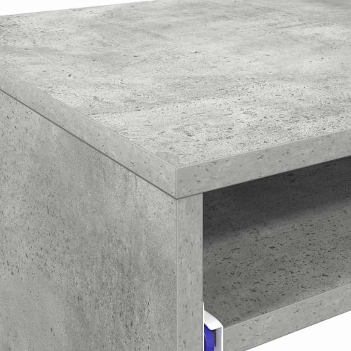 Бюро Циментено сиво Инженерна дървесина 77.5 x 43 x 79 см