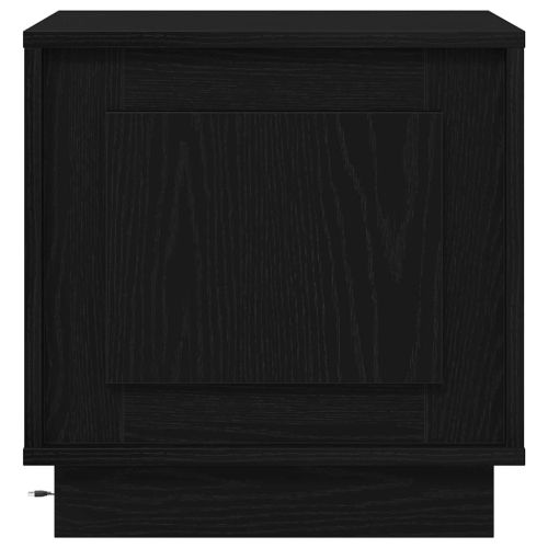 Нощен шкаф Черно 44 x 34,5 x 45 см Инженерно дърво