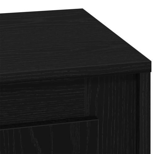 Нощен шкаф 2 pcs Черно 44 x 34,5 x 45 см Инженерно дърво
